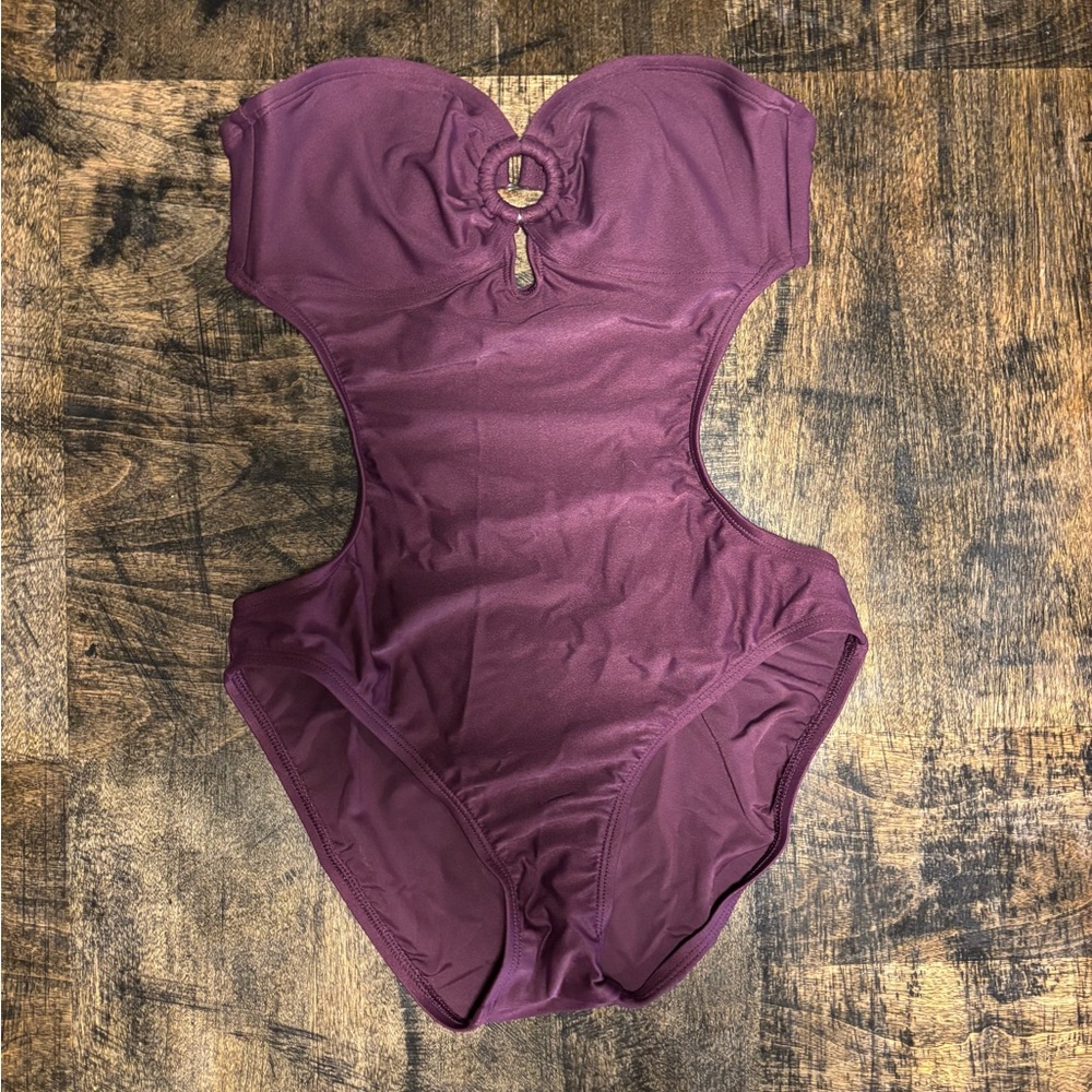 Purple One-Piece Swimsuit